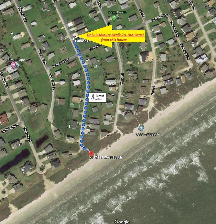Private Beach -- Away From The Crowds - Ocean Views -Short Drive To Moody Gardens, Schlitter Bahn, Pleasure Pier กาลเวสตัน ภายนอก รูปภาพ